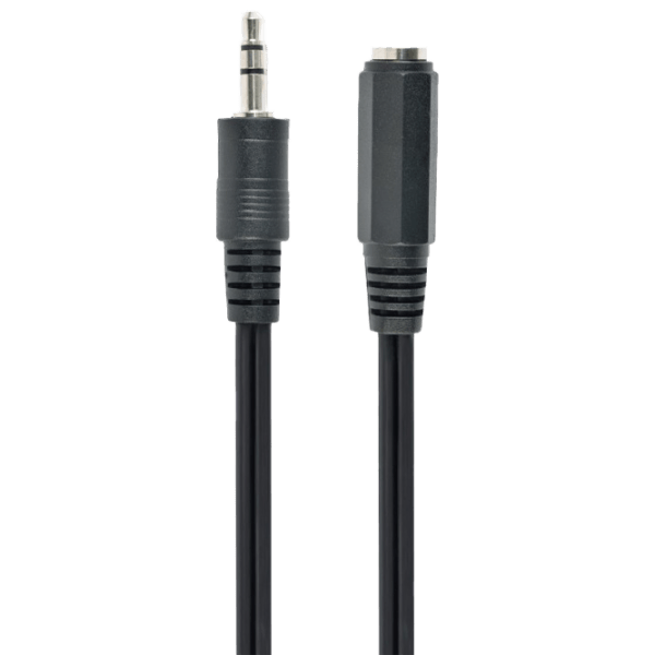 Cablu audio Cablexpert CCA423 3.5 mm/ 3.5 mm Black  photo 1