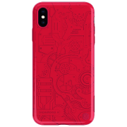 Чехол для смартфона Apple iPhone XS Max (Machinery) Красный Nillkin, PC, Back