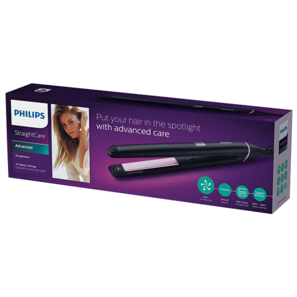 Placă de îndreptat părul Philips BHS674/00 Black De îndreptat / Ceramică / 220 °C photo 4