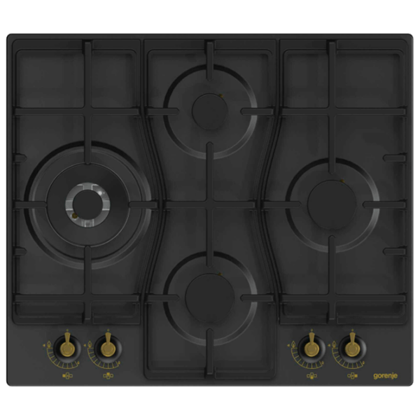 Газовая панель Gorenje GW 6D41CLB, Черный  photo 1