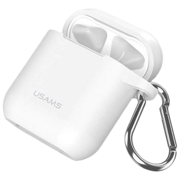 Чехол для наушников Apple AirPods 1/ 2 (US-BH423) Белый Usams, Силикон photo 1