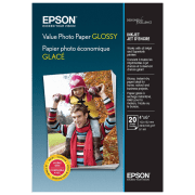 Фотобумага для принтеров Струйный Epson Value Glossy Photo Paper 183 г/ м² (20 листов) Белый Глянец