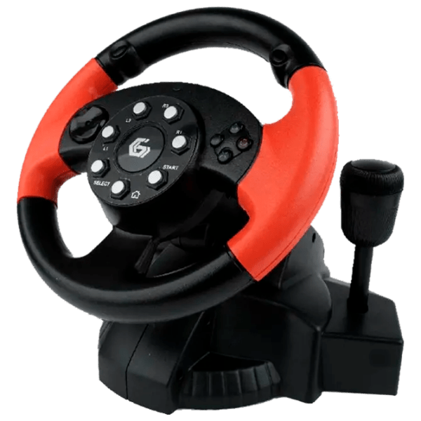 Volan Gembird STR-MV-02 Black Cu fir / 12 buttons photo 1
