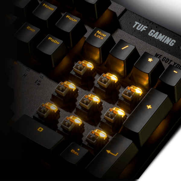 Клавиатура Asus TUF K7 US Черный Игровой, Проводная photo 9