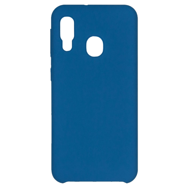Чехол для смартфона Samsung Galaxy A20 (Soft Touch) Синий Cover X, TPU, Back photo 1