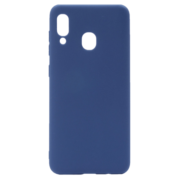 Чехол для смартфона Samsung Galaxy A30 (Soft Touch) Синий Cover X, TPU, Back photo 1