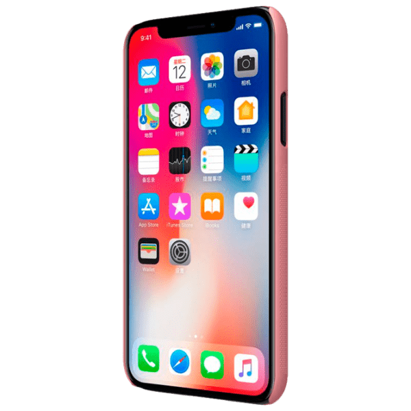 Husă pentru smartphone Apple iPhone XS (Super Frosted Shield) Pink Nillkin, PP, Back photo 4