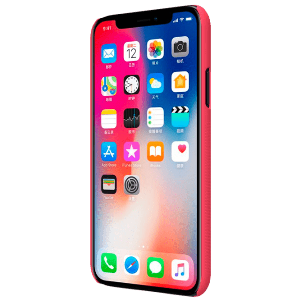 Чехол для смартфона Apple iPhone X/ XS (Super Frosted Shield) Красный Nillkin, PP, Back photo 4