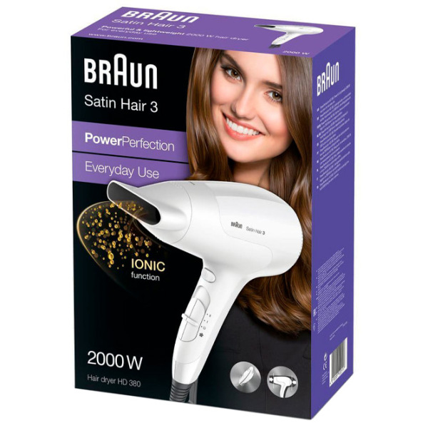 Фен Braun HD380 Белый  photo 5