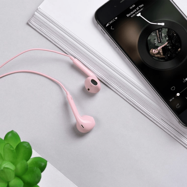 Căști Hoco M55 Pink Cu fir / Personal / In ear photo 5