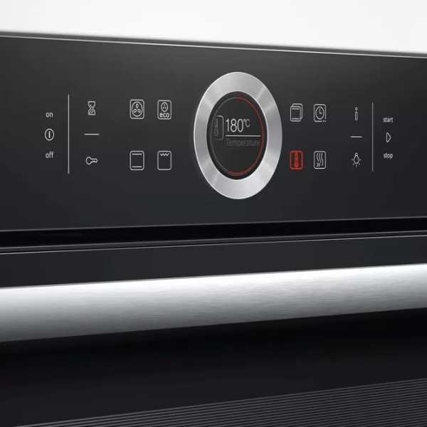 Cuptor încorporabil Bosch HBG632BB1S Black A+, 71 l photo 3