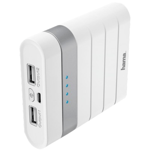 Power Bank 10400 мАч Hama 183357 Soft Touch Белый  photo 3