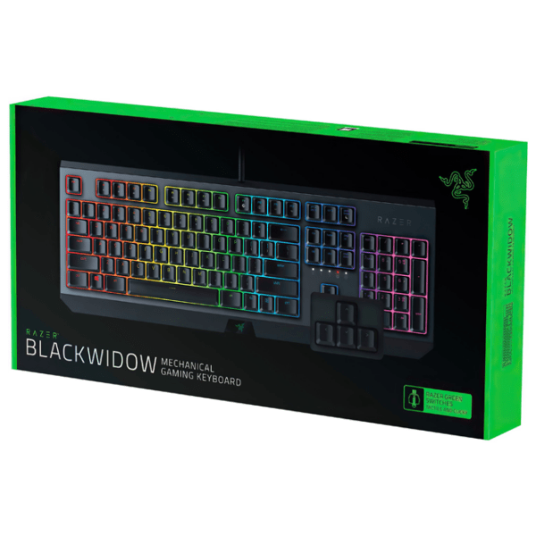 Клавиатура Razer BlackWidow Green Switch Черный Игровой, Проводная photo 5