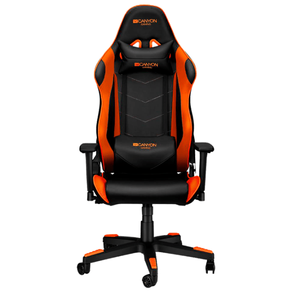 Scaun Gaming Canyon Deimos Black Orange  photo 1
