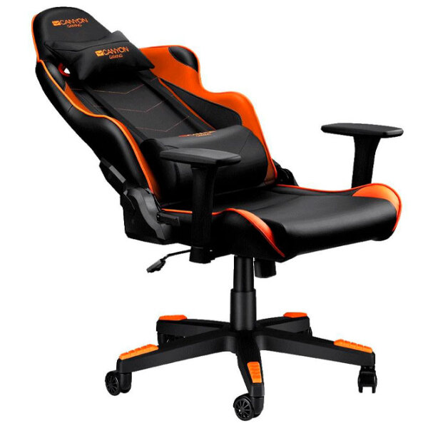 Scaun Gaming Canyon Deimos Black Orange  photo 4