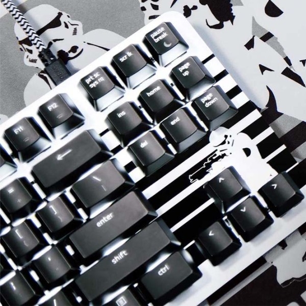 Tastatură Razer BlackWidow Lite Stormtrooper Ed White Gaming, Cu fir photo 2