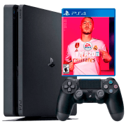 Consolă pentru jocuri Sony Playstation 4 Slim Black + FIFA 20 HDD , RAM 8 GB