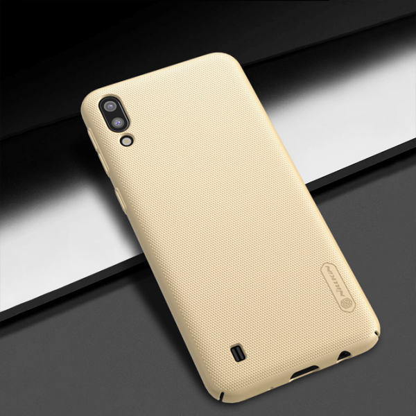 Husă pentru smartphone Samsung Galaxy M10 (Super Frosted Shield) Gold Nillkin, PP, Back photo 4