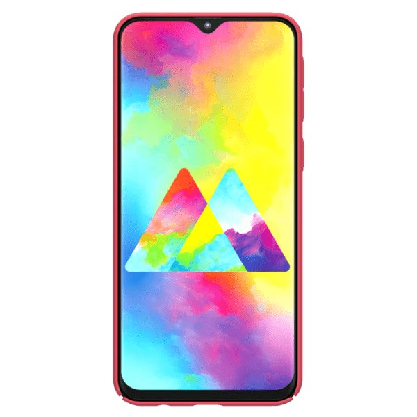 Husă pentru smartphone Samsung Galaxy M10 (Super Frosted Shield) Red Nillkin, PP, Back photo 2