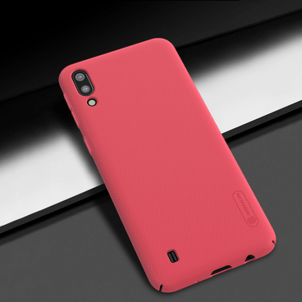 Husă pentru smartphone Samsung Galaxy M10 (Super Frosted Shield) Red Nillkin, PP, Back photo 4