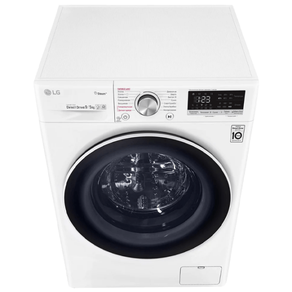 Mașină de spălat cu uscător LG F4V5VG0W White 9 kg, 1400 rpm, A (old) photo 6