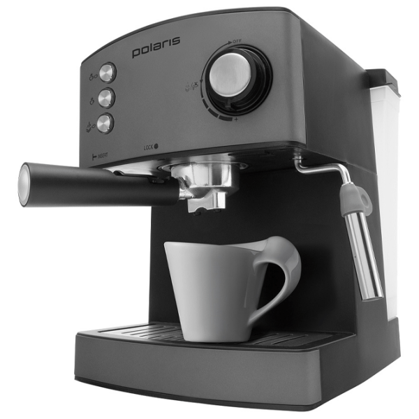 Espressor Polaris PCM1527AE Серый 850 Вт, 1.5 л, Термоблок photo 2