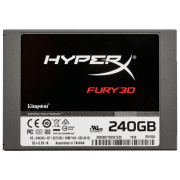 SSD HyperX FURY RGB 2.5'' 240 ГБ Скорость чтения: 500 MБ/ с,
Скорость записи: 500 MБ/ с