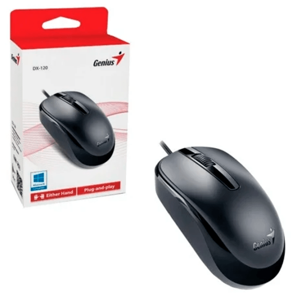 Mouse Genius DX-120 Black Cu fir, 1000 dpi photo 4