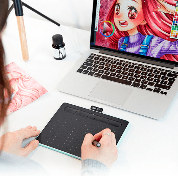 Tabletă grafică Wacom Intuos S CTL-4100WLE-N Pistachio  photo 7