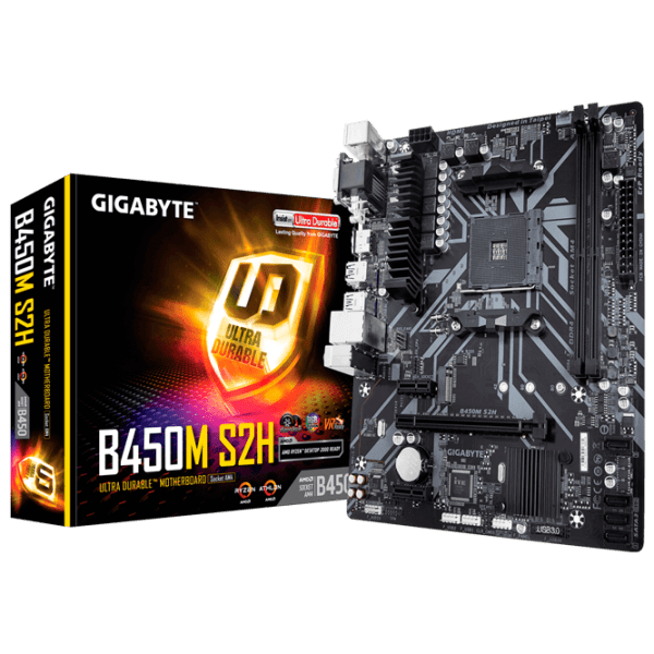 Материнская плата Gigabyte B450M S2H 1.0 mATX  photo 5