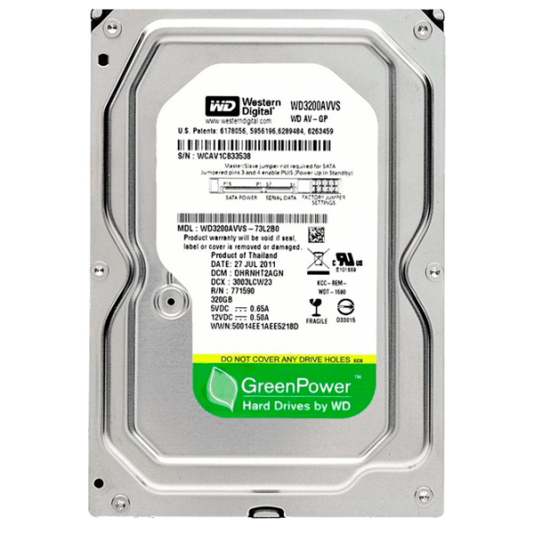 HDD Western Digital AV-GP 3.5'' 320 ГБ  photo 1