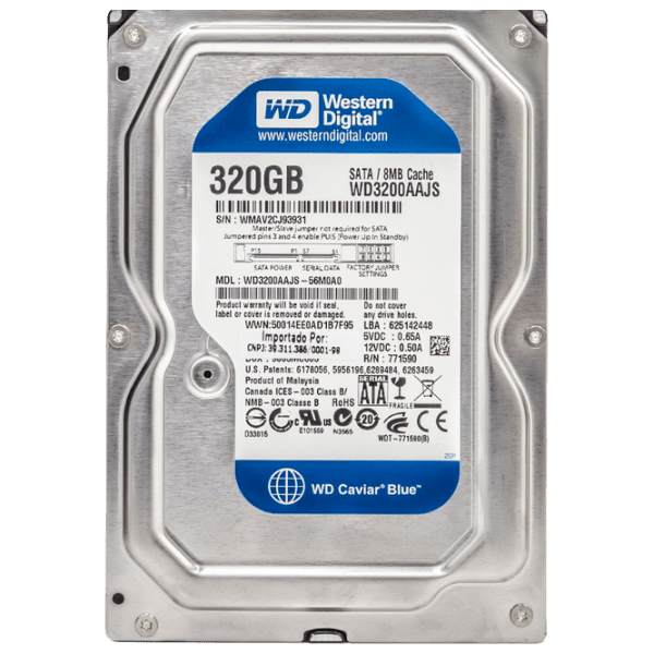 HDD Western Digital Caviar Blue 3.5'' 320 GB  photo 1