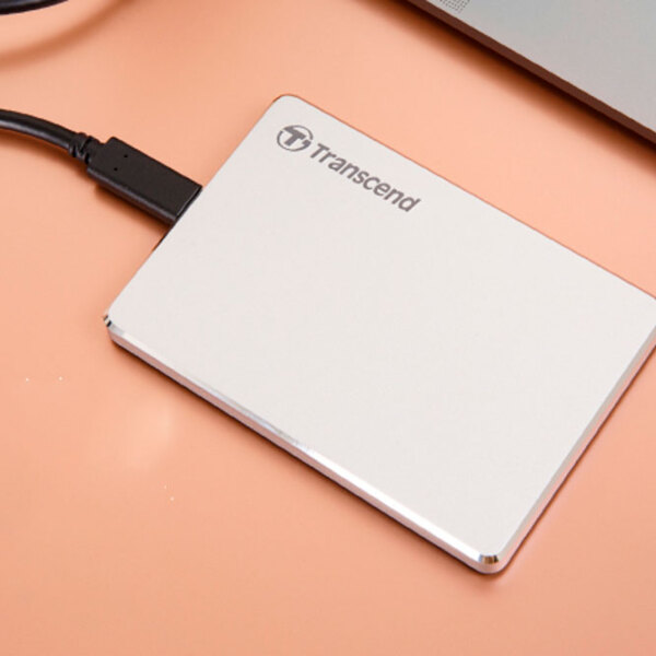 Внешний накопитель HDD Transcend 25C3S 1 ТБ Серебряный  photo 6