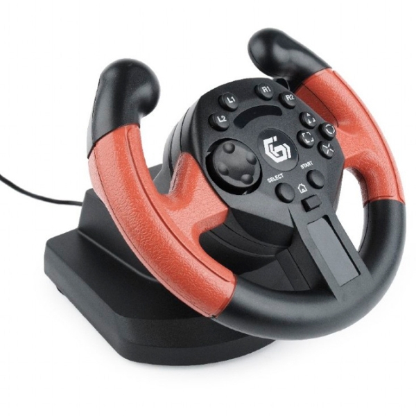Volan Gembird STR-UV-01 Black Cu fir / 12 buttons photo 3