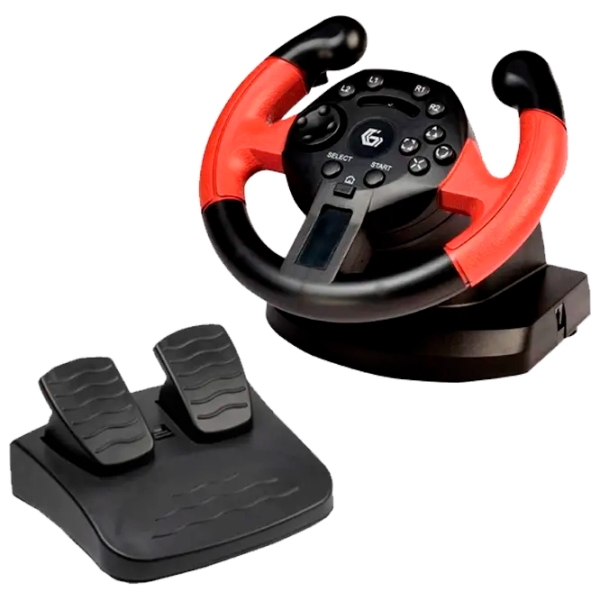 Volan Gembird STR-UV-01 Black Cu fir / 12 buttons photo 4