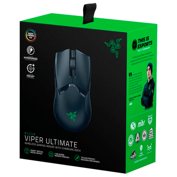 Мышь Razer Viper Ultimate & Mouse Dock Черный Беспроводные / 20000 dpi photo 5