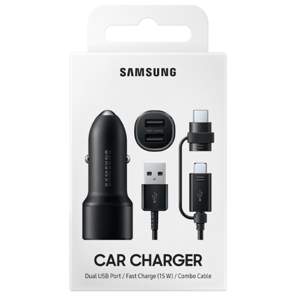 Автомобильное зарядное устройство Samsung EP-L1100 (15 Вт) Черный 2 A / Черный photo 8