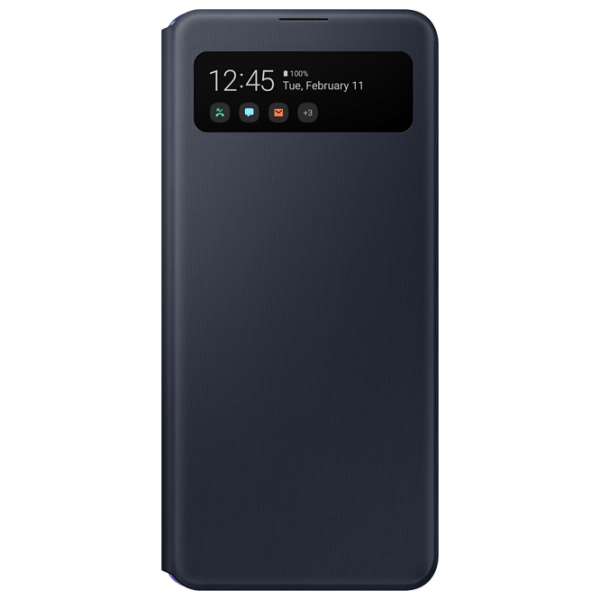 Husă pentru smartphone Samsung Galaxy A41 (EF-EA415PWEG) Black Samsung, PP, Flip Wallet photo 2