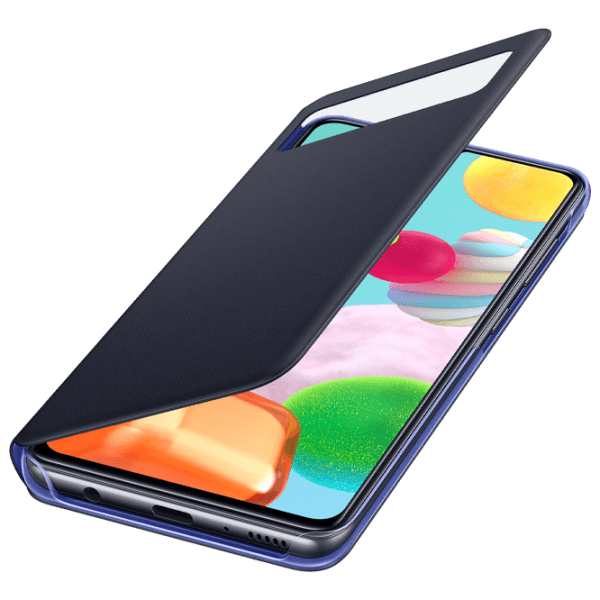 Husă pentru smartphone Samsung Galaxy A41 (EF-EA415PWEG) Black Samsung, PP, Flip Wallet photo 4