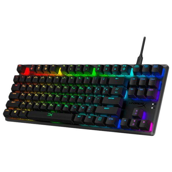 Tastatură HyperX Alloy Origins Core Hyperx Red Black Gaming, Cu fir photo 3