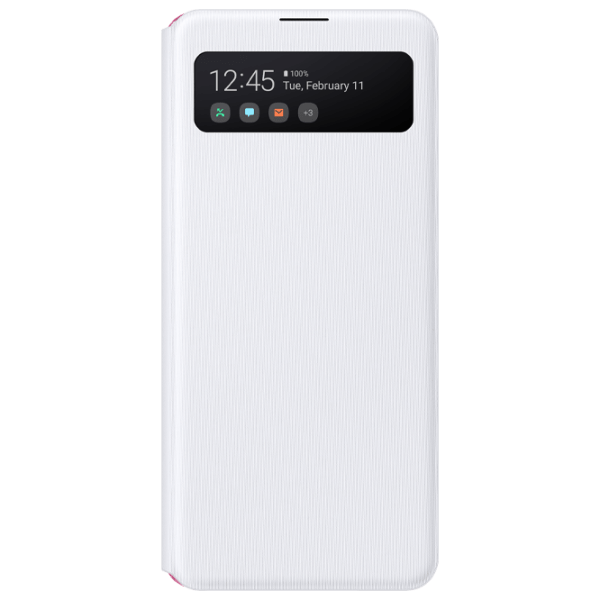 Husă pentru smartphone Samsung Galaxy A41 (EF-EA415PBEG) White Samsung, PP, Flip Wallet photo 2