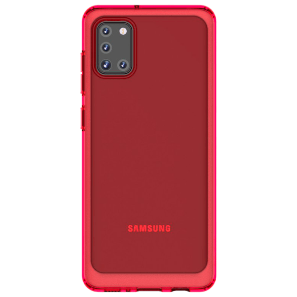 Чехол для смартфона Samsung Galaxy A31 (59001) Прозрачный Красный Araree, TPU, Back photo 1