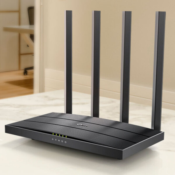 Wi-Fi Router TP-Link Archer C6 Black Versiune Wi-Fi: 802.11 n photo 6