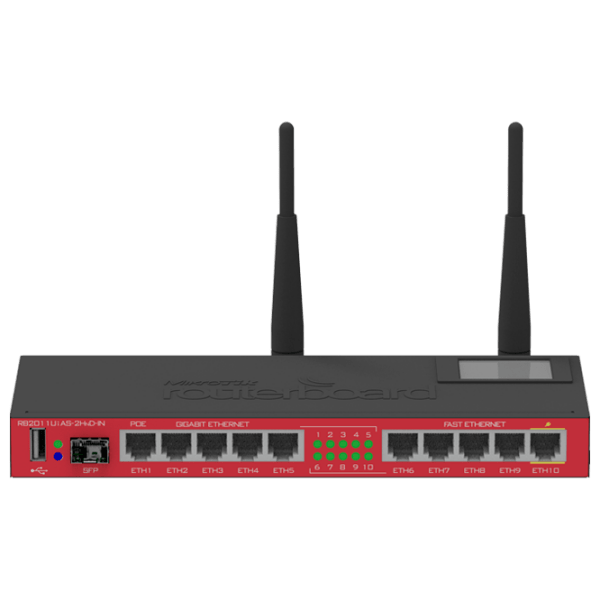 Wi-Fi Router Mikrotik RB2011UiAS-2HnD-IN Red Versiune Wi-Fi: 802.11 n photo 1