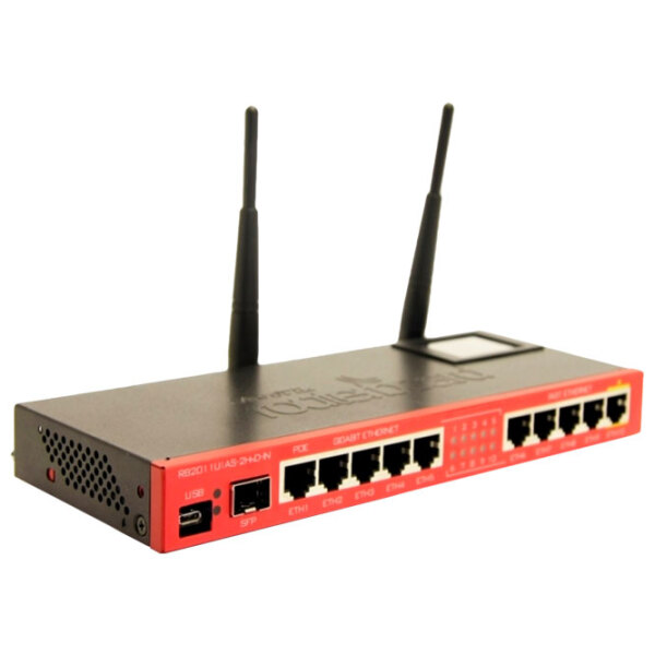 Wi-Fi Router Mikrotik RB2011UiAS-2HnD-IN Red Versiune Wi-Fi: 802.11 n photo 3