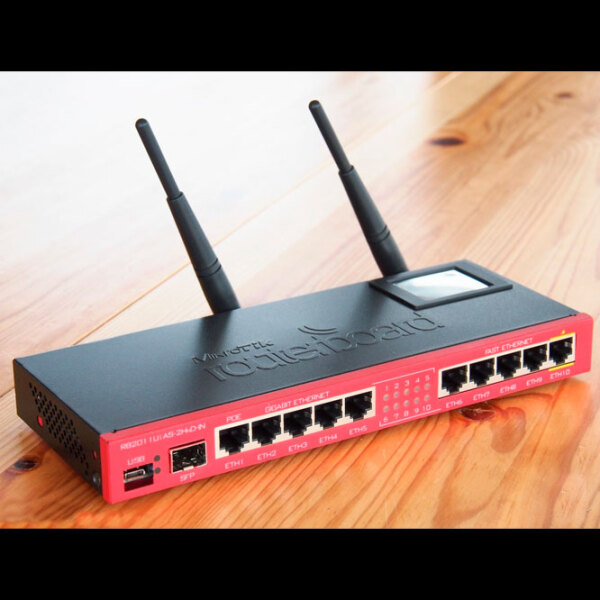 Wi-Fi Router Mikrotik RB2011UiAS-2HnD-IN Red Versiune Wi-Fi: 802.11 n photo 5