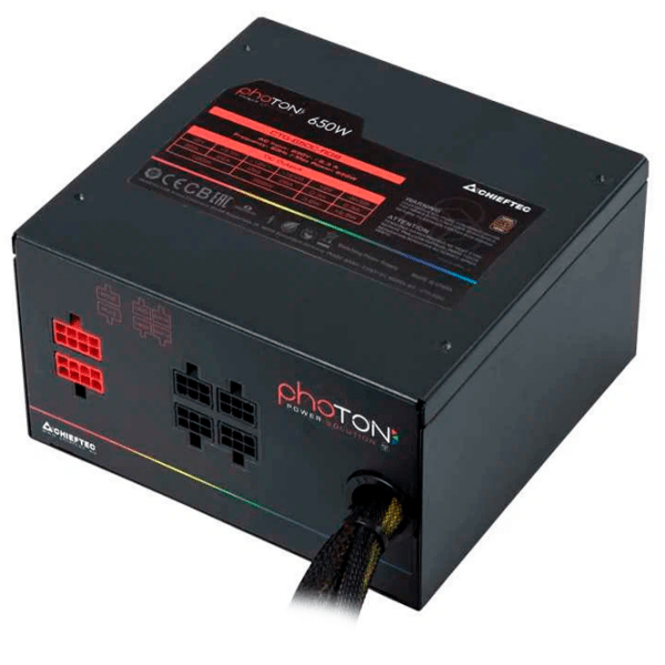 Блок питания ATX 12V 2.3 Chieftec PHOTON CTG-650C RGB 650 Вт Черный  photo 4