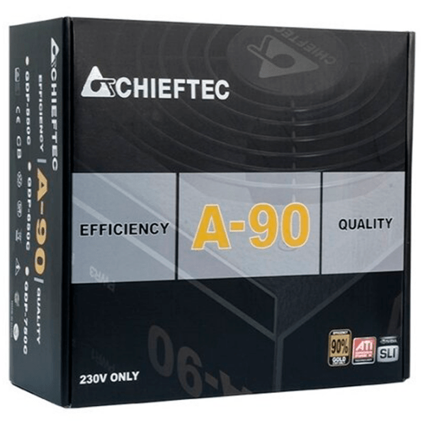 Блок питания ATX 12V 2.3 Chieftec A-90 GDP-750C 750 Вт Черный  photo 4