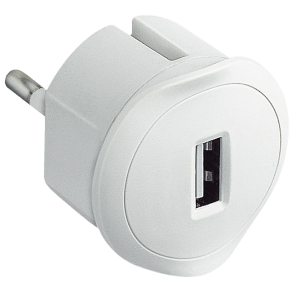 Сетевое зарядное устройство Legrand 50680 (230 Вт) Белый 1.5 А / Белый photo 1