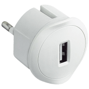 Сетевое зарядное устройство Legrand 50680 (230 Вт) Белый 1.5 А / Белый